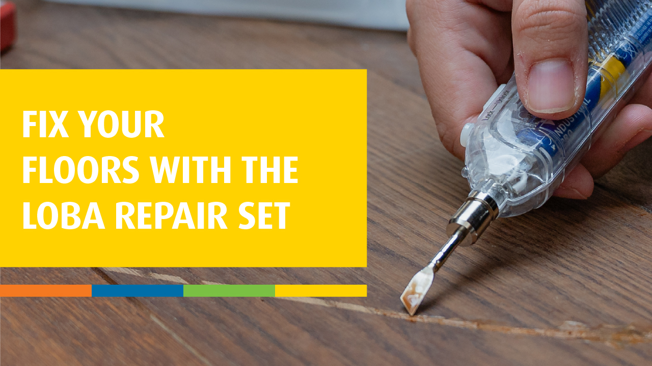 LOBA Repair Set - Floor & Furniture Scratch and Dent Repair Kit